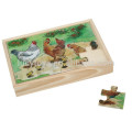 Puzzle de madera de encargo de los niños